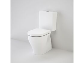 Caroma Luna Cleanflush Close Coupled S Trap  Back/Bottom Inlet Toilet Suite Xena Soft Close Seat White (4 Star)