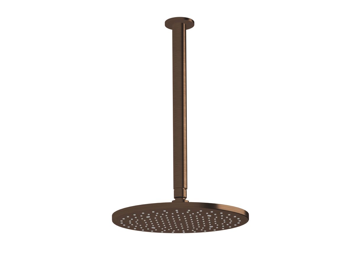 Hero - Sussex Scala Nova Vertical Shower 300mm PVD Brushed Bronze