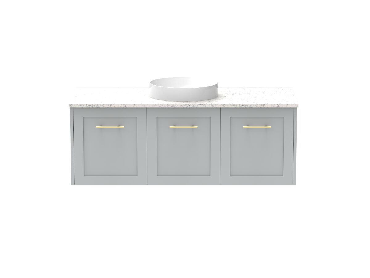 Kado Lux All Door 1200mm Centre Bowl Wall Hung Caesarstone