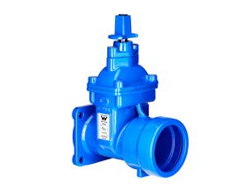 Dimax Resilent Seat Gate Valve PN16 B5 (Flaneg - Socket) 100mm Anti Clockwise Close