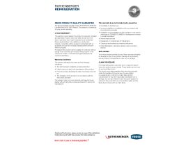Warranty - Rothenberger Refrigeration