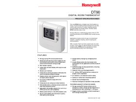 Specification Sheet - Honeywell DT90 Digital Room Thermostat
