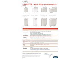 Technical Guide - Kado Lux Petite Vanity