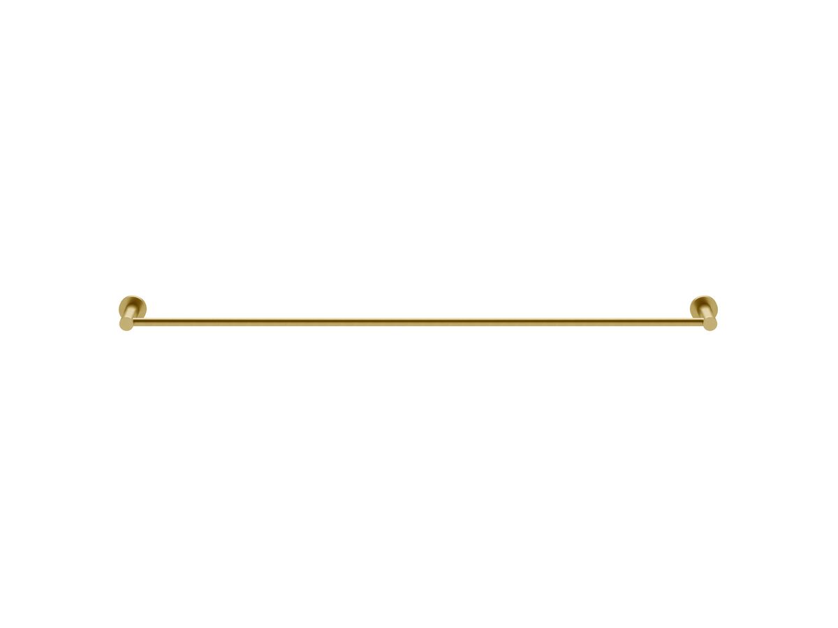 Sussex Pure Single Towel Rail 780mm PVD Brushed Gold
