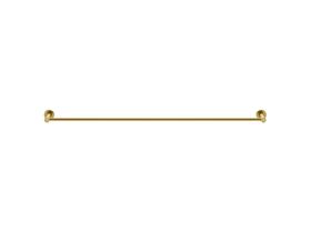 Sussex Pure Single Towel Rail 780mm PVD Brushed Gold
