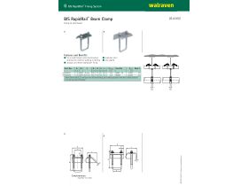 Specification Sheet - Walraven Rapidrail Beam Clamp