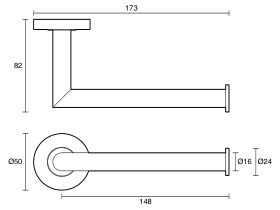 Mizu Drift Reversible Toilet Roll Holder