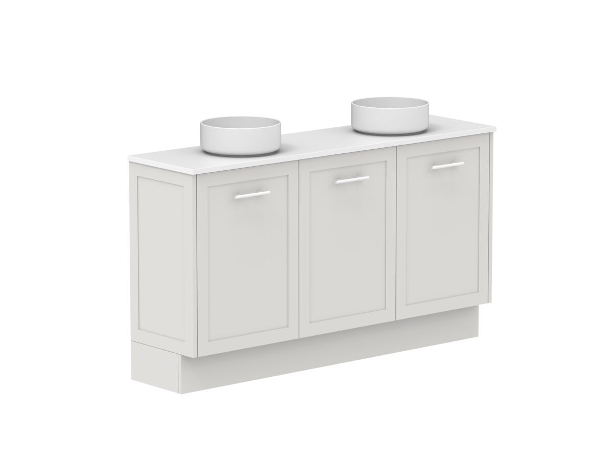 Supporting Image - Kado Lux Ensuite All Door 1500mm Floor Mount Double Basin 20mm Top