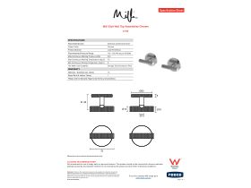 Specification Sheet - Milli Etch Wall Top Assemblies Chrome