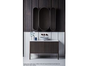 ISSY Cloud I 1200mm Vanity with Legs with Above Counter Basin and ISSY Blossom Mirror Cabinet