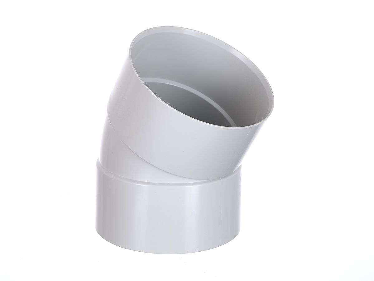 DWV Bend 100mm x 30 Degree Female & Female Plain