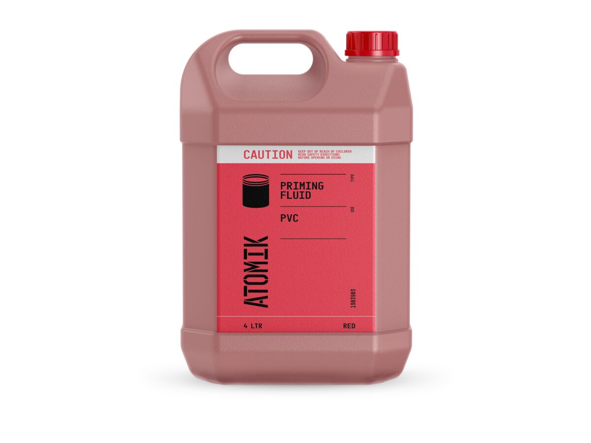 Atomik Priming Fluid PVC Red 4Ltr