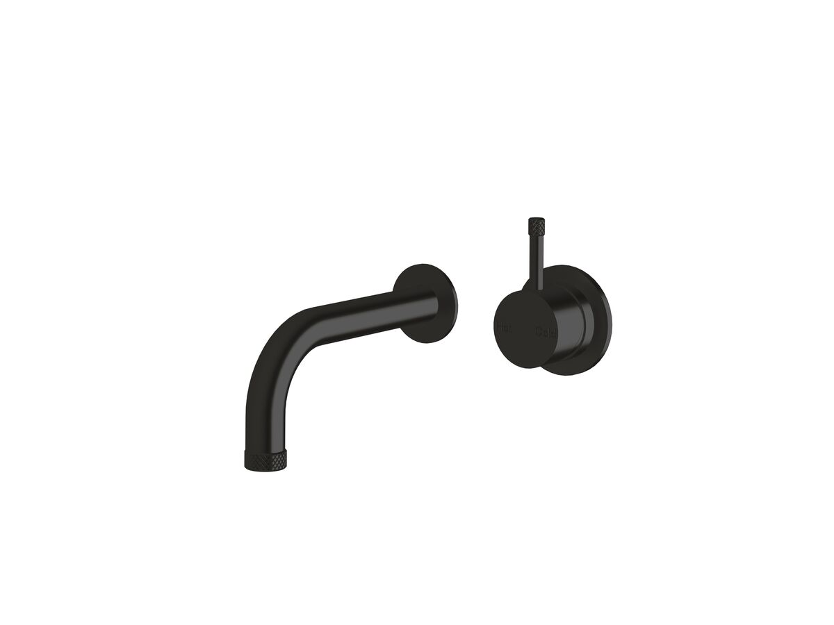 Hero - Sussex Scala Nova Wall Basin/Bath Mixer System 150mm PVD Matte Black (5 Star) Lead Free