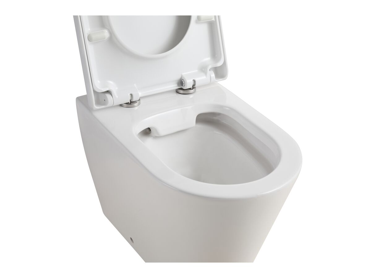 Kado Lux Back To Wall Rimless Pan with Soft Close Quick Release Seat (4 Star)
