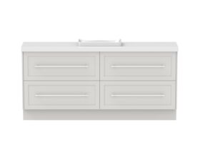 Hero - Kado Lux Ensuite All Drawer Twin 1800mm Floor Mount Centre Basin 50mm Top
