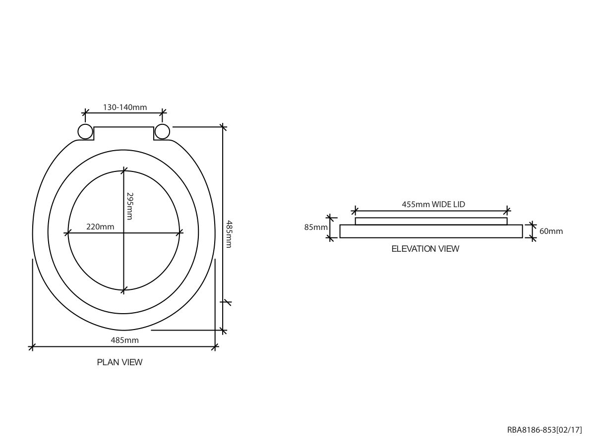 RBA Big John Premium Toilet Seat