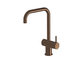 Sussex Scala Sink Mixer Tap Large Square Spout Right Hand LUX PVD Brushed Rare Bronze (4 Star)