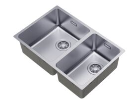 Supporting Image - Memo Oscar Inset/Undermount 1 & 1/2 Bowl Sink Overflow No Taphole