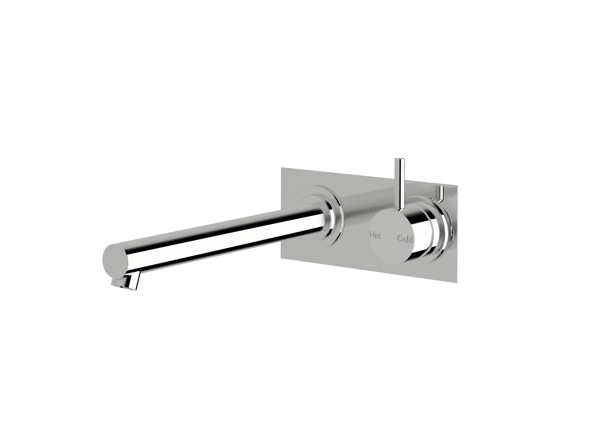 Sussex Scala Bath Mixer Tap Outlet System Straight 250mm Right Hand Operation Chrome