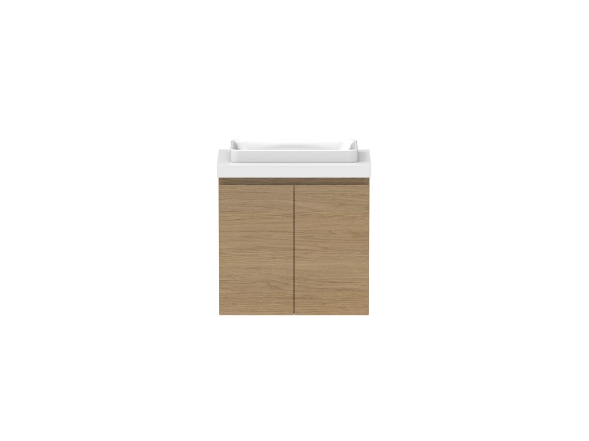Hero - Posh Domaine 600mm Ensuite Wall Hung Vanity Unit 50mm Top