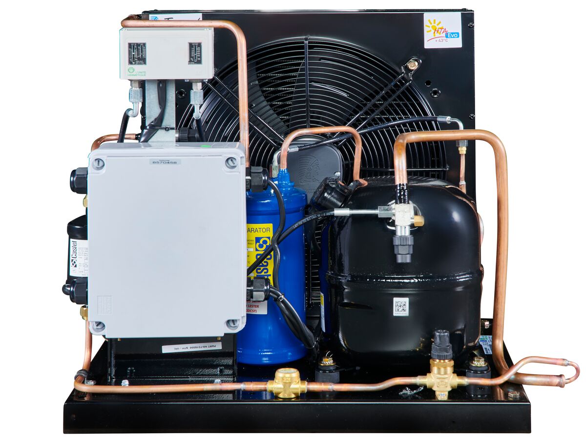 Tecumseh EVO Condensing Unit 1.5hp R404 MHBP EPCH4519Z 1 Phase