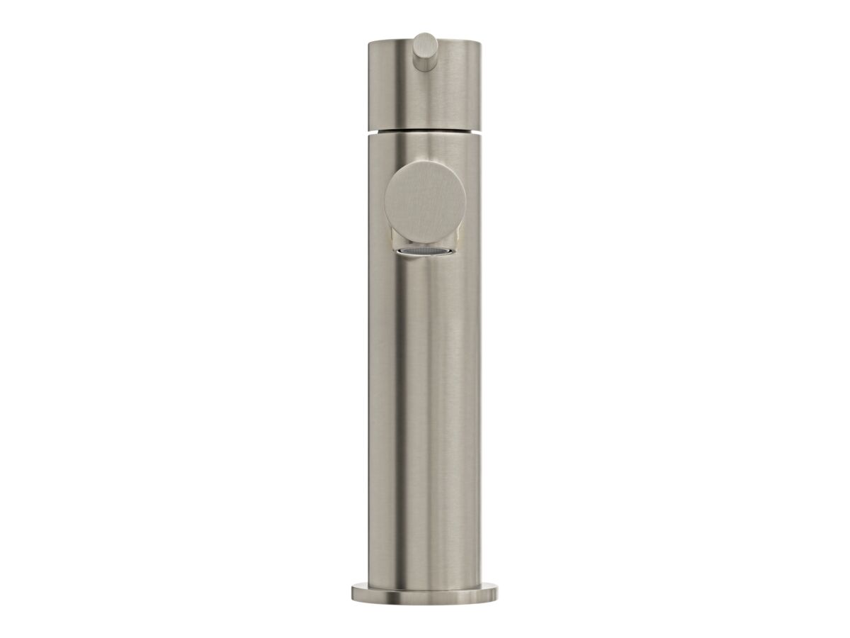 Supporting Image 2 - Mizu Drift Basin Mixer Tap Straight Spout Brushed Nickel (6 Star) Lead Free