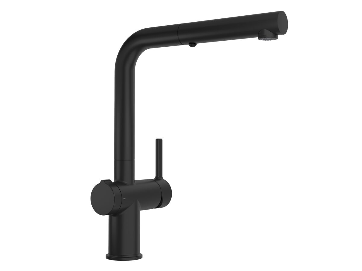 Supporting Image - Franke Active Twist Pull Out Sink Mixer Only Matte Black (5 Star) Lead Free