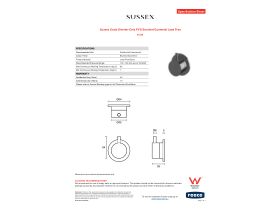 Specification Sheet - Sussex Scala Diverter Only PVD Brushed Gunmetal Lead Free