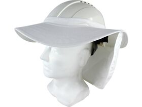 Maxisafe Hat Brim with Neck Flap - Orange