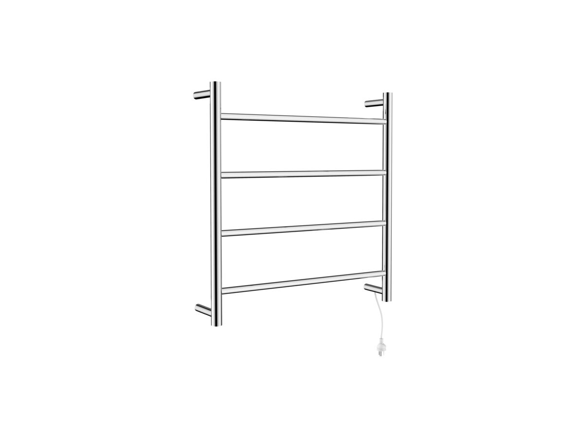 Posh Solus MK2 Heated Towel Rail 700mm x 700mm Polished Stainless Steel