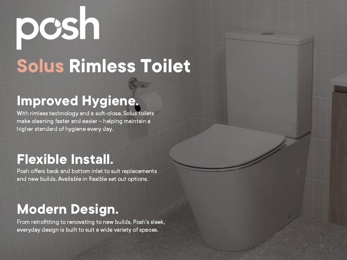 Posh Solus Toilet Features