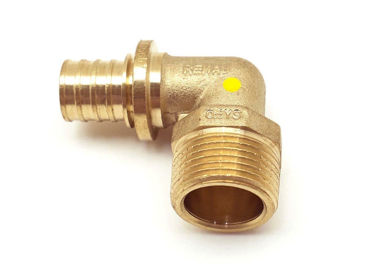 Rehau Brass No.13 Elbow Male