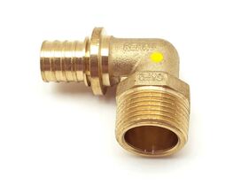 Rehau Brass No.13 Elbow Male