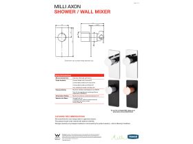 Technical Guide - Milli Axon Shower Mixer