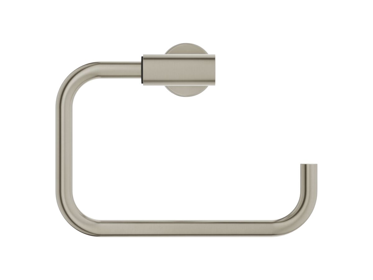 Supporting Image 2 - Mizu Drift Square Guest Towel Holder Brushed Nickel - Front