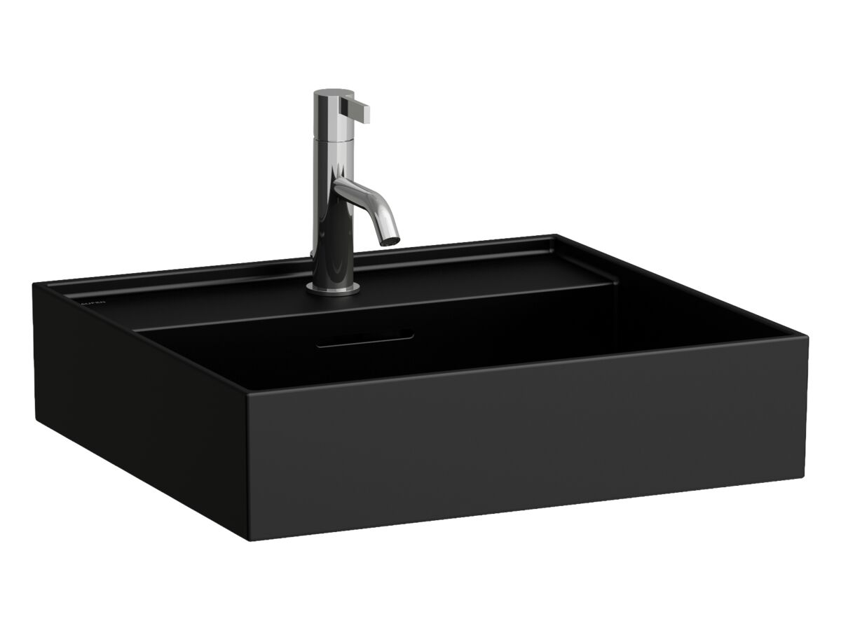 Screw Fixings Types LAUFEN Kartell Wall Basin with Overflow 500mm x 460mm 1 Taphole Matte ...