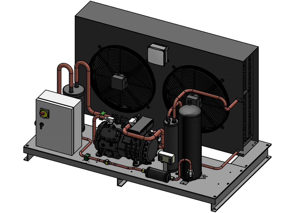 Tecumseh Semi Hermetic EVO Condensing Unit SHT4591ZHR 3 Phase