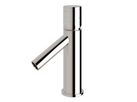 Sussex Pure Basin Mixer Tap with Cirque Textured Handle Chrome (6 Star)