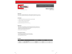 Specification Sheet - Rectorseal Better Bubble+