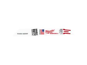 Milwaukee Reciprocating Blade 150mm 24tpi 5 pack Metal