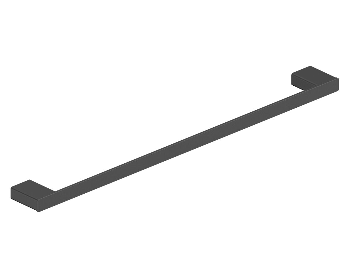 Hero - Mizu Bloc Single Towel Rail 600mm Matte Black