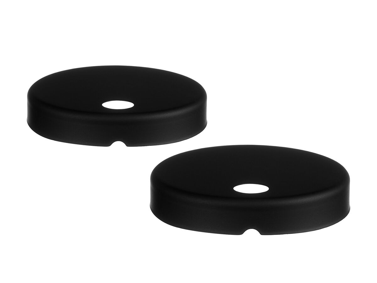 Kado Lux Large Hinge Cover Plates Matte Black