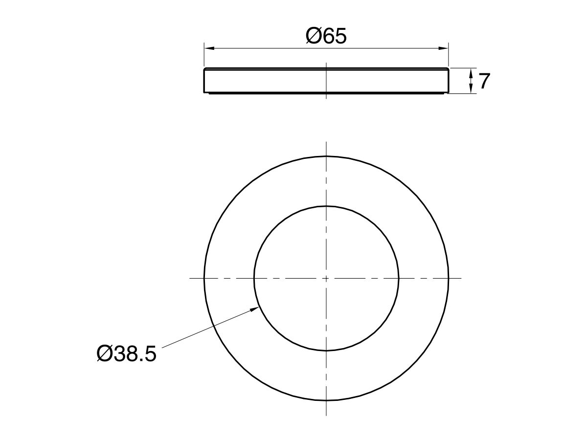 Mizu Drift MK2 Shower Mixer Tap Cover Plate