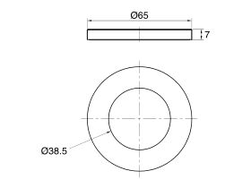 Mizu Drift MK2 Shower Mixer Tap Cover Plate