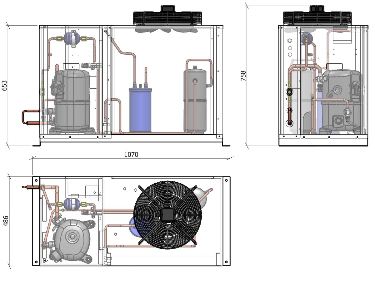 Acpac Packaged Condensing Unit AP4.1M1-0-XC