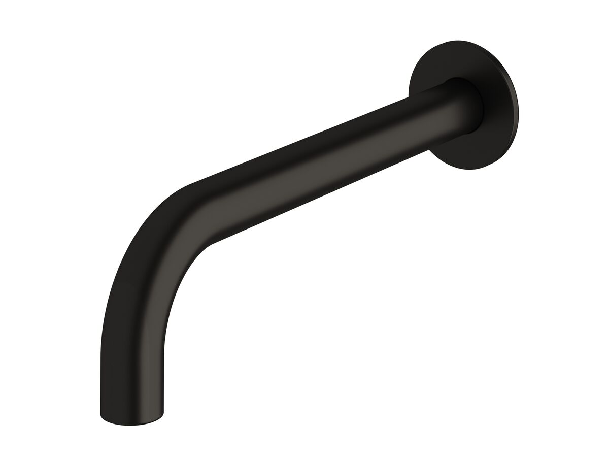 Sussex Pure Wall Bath Outlet 250mm PVD Matte Black