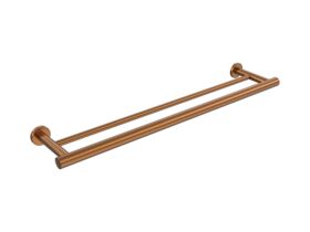Hero - Mizu Drift Double Towel Rail 600mm Brushed Bronze