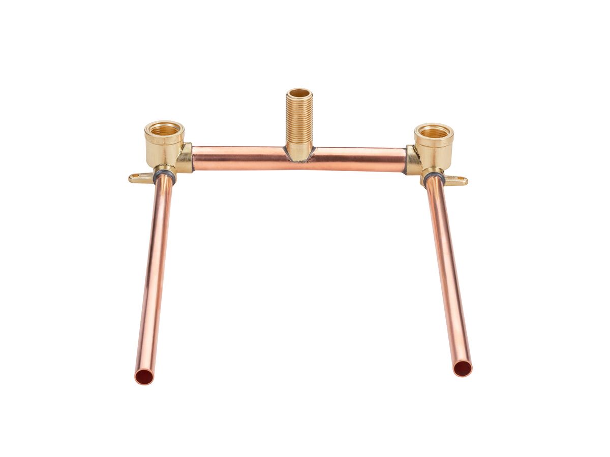 Supporting Image - Dura Ardent Sink Assembly 200mm Centre with 300mm Tails Bottom Entry Lead Free