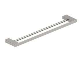 Hero - Mizu Bloc Double Towel Rail 600mm Brushed Nickel