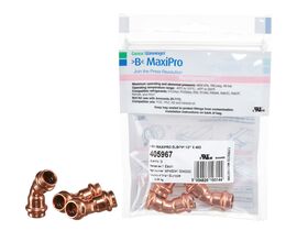 >B< Maxipro Elbow 45 Degree x 1/2" Bag of 3